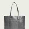 Women The Frye Company | The Frye Company Melissa Shopper Bags & Accessories Carbon