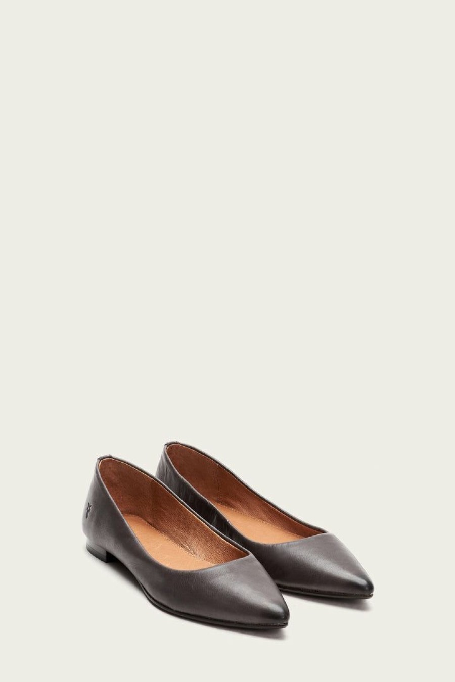 Women The Frye Company | The Frye Company Sienna Ballet Shoes Charcoal