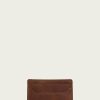 Men The Frye Company | The Frye Company Logan Money Clip Card Case Bags & Accessories Cognac