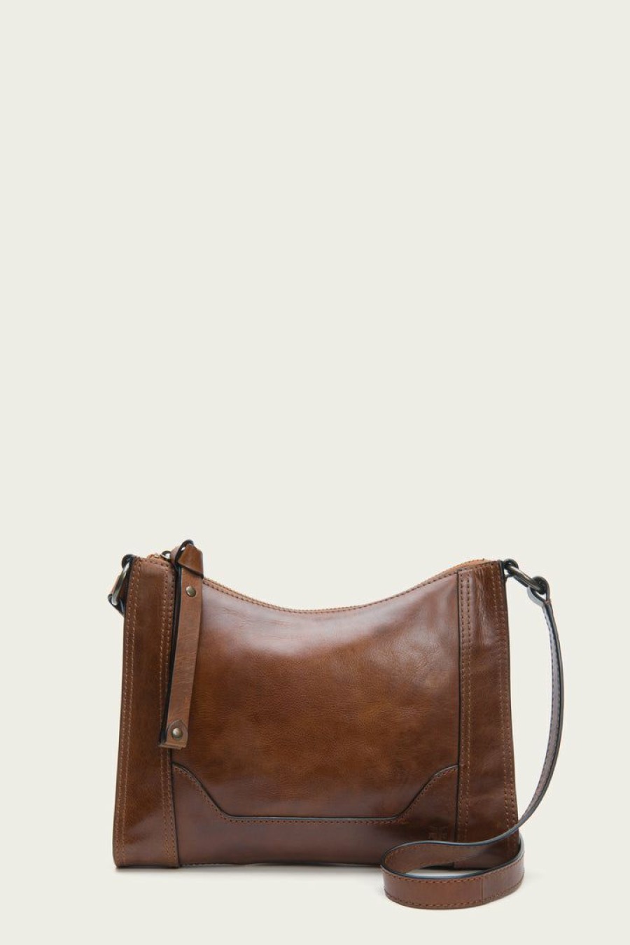 Women The Frye Company | The Frye Company Bags & Accessories Melissa Zip Crossbody Cognac