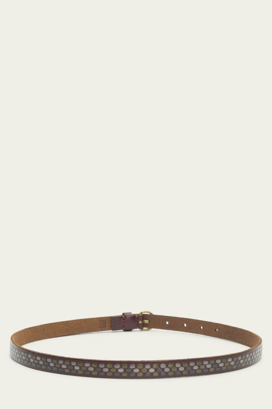 Women The Frye Company | The Frye Company Staple Studs Belt Bags & Accessories Brown