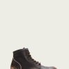 Men The Frye Company | The Frye Company Logan Cap Toe Black