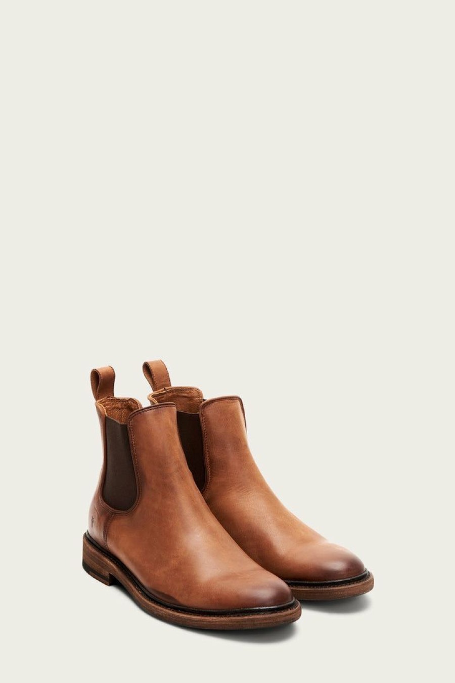 Men The Frye Company | The Frye Company Shoes James Chelsea Cognac