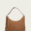 Women The Frye Company | The Frye Company Melissa Woven Large Scooped Hobo Bags & Accessories Cognac