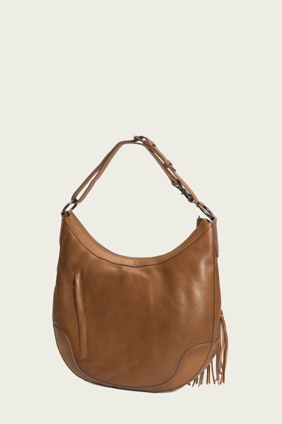 Women The Frye Company | The Frye Company Melissa Woven Large Scooped Hobo Bags & Accessories Cognac