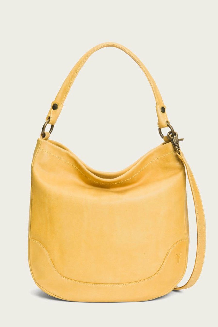 Women The Frye Company | The Frye Company Bags & Accessories Melissa Hobo Yellow