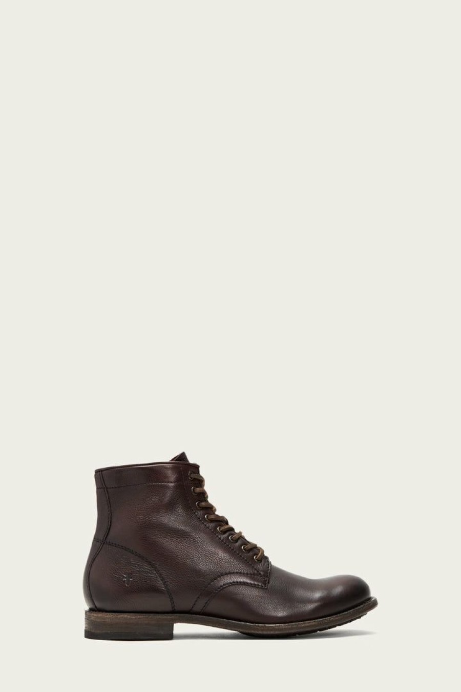 Men The Frye Company | The Frye Company Tyler Lace Up Shoes Dark Brown