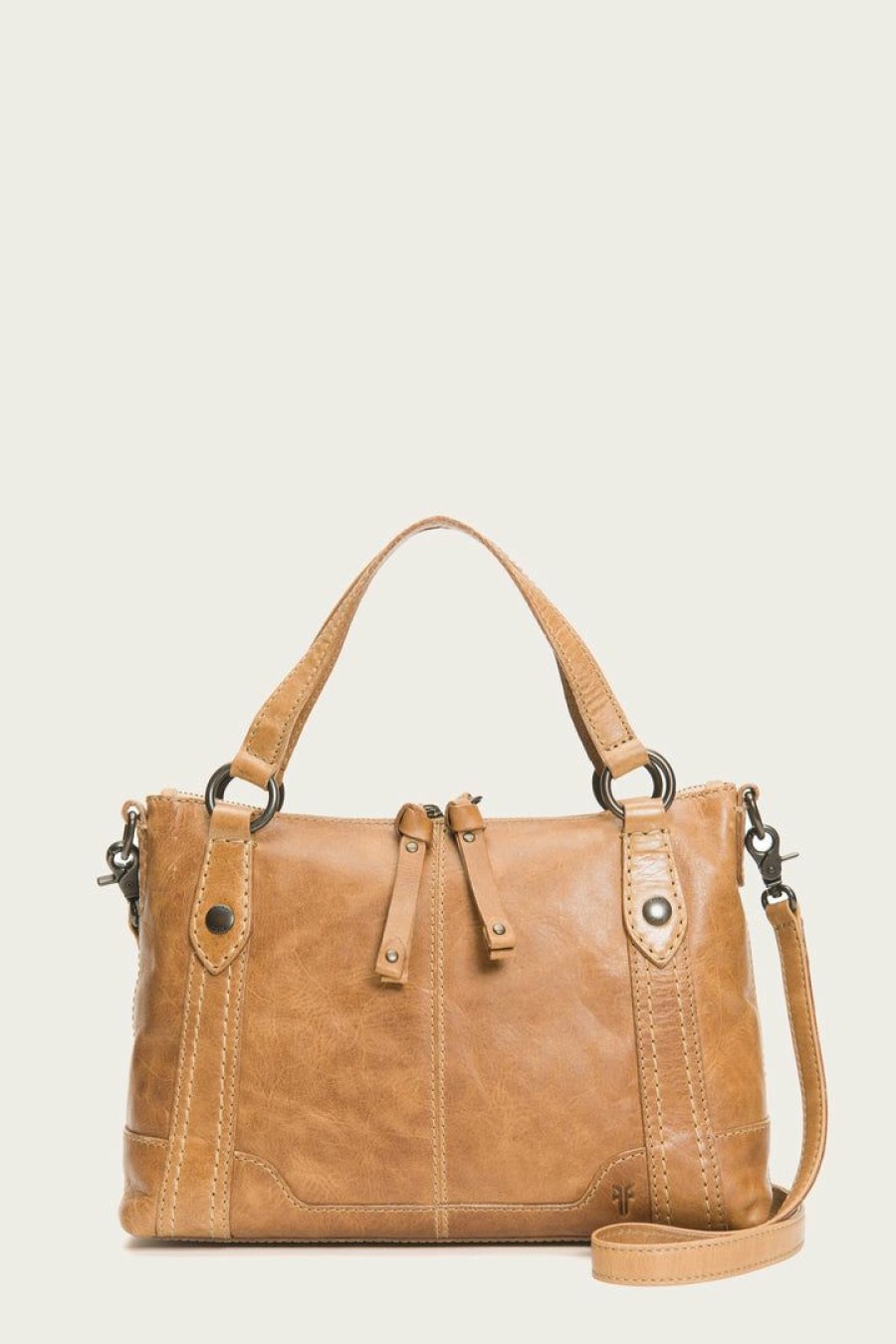 Women The Frye Company | The Frye Company Bags & Accessories Melissa Medium Crossbody Beige