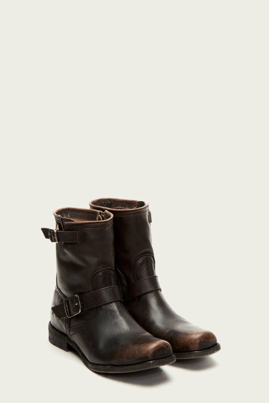 Men The Frye Company | The Frye Company Smith Engineer Black