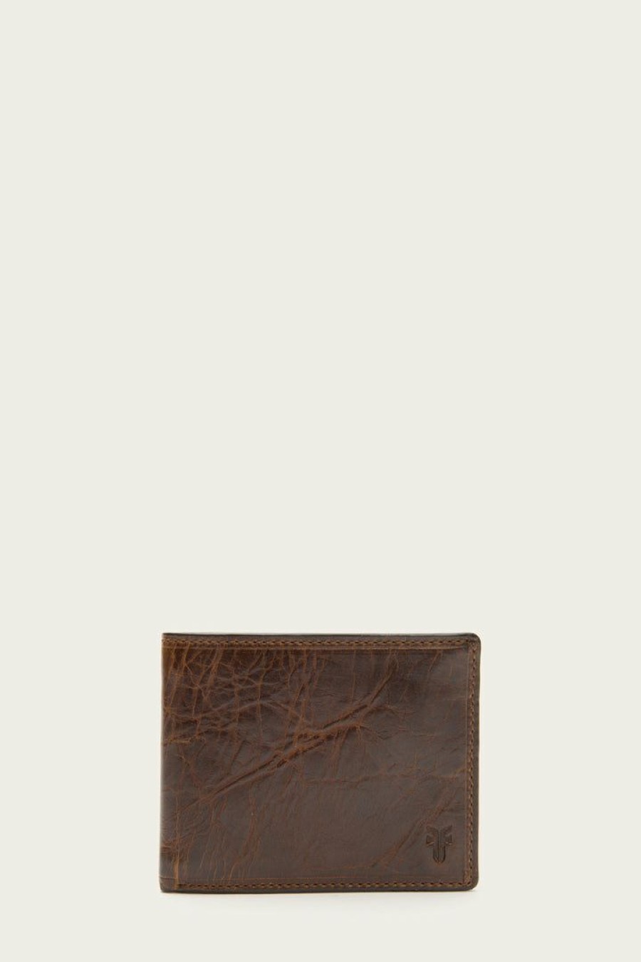 Men The Frye Company | The Frye Company Logan Slim Id Billfold Bags & Accessories Dark Brown