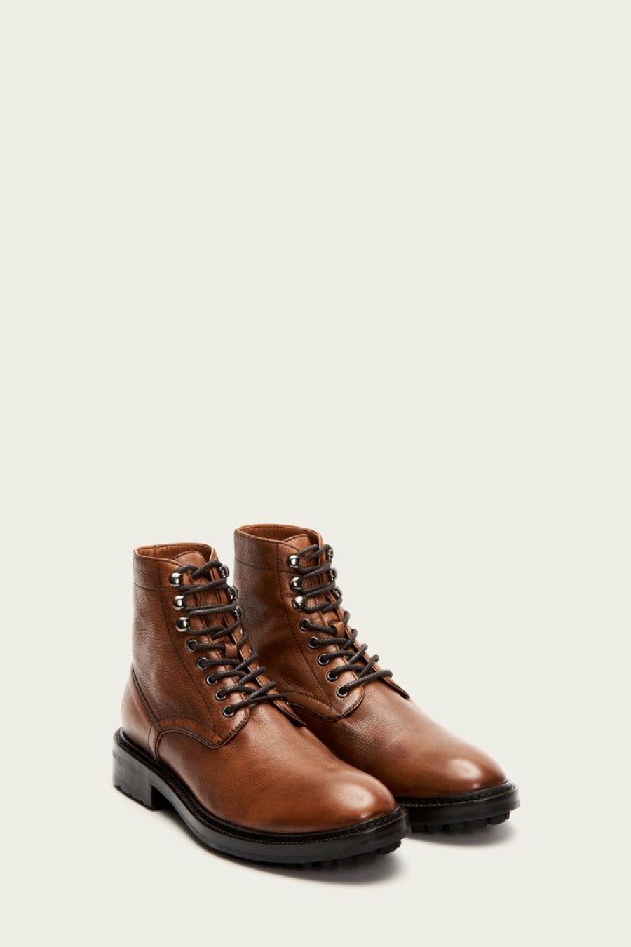 Men The Frye Company | The Frye Company Greyson Lace Up Cognac