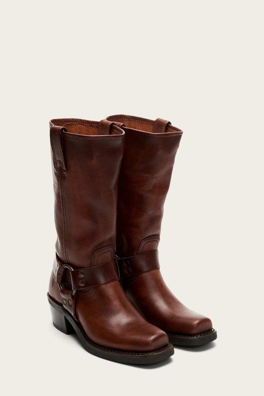 Women The Frye Company | The Frye Company Shoes Harness 12R Cognac