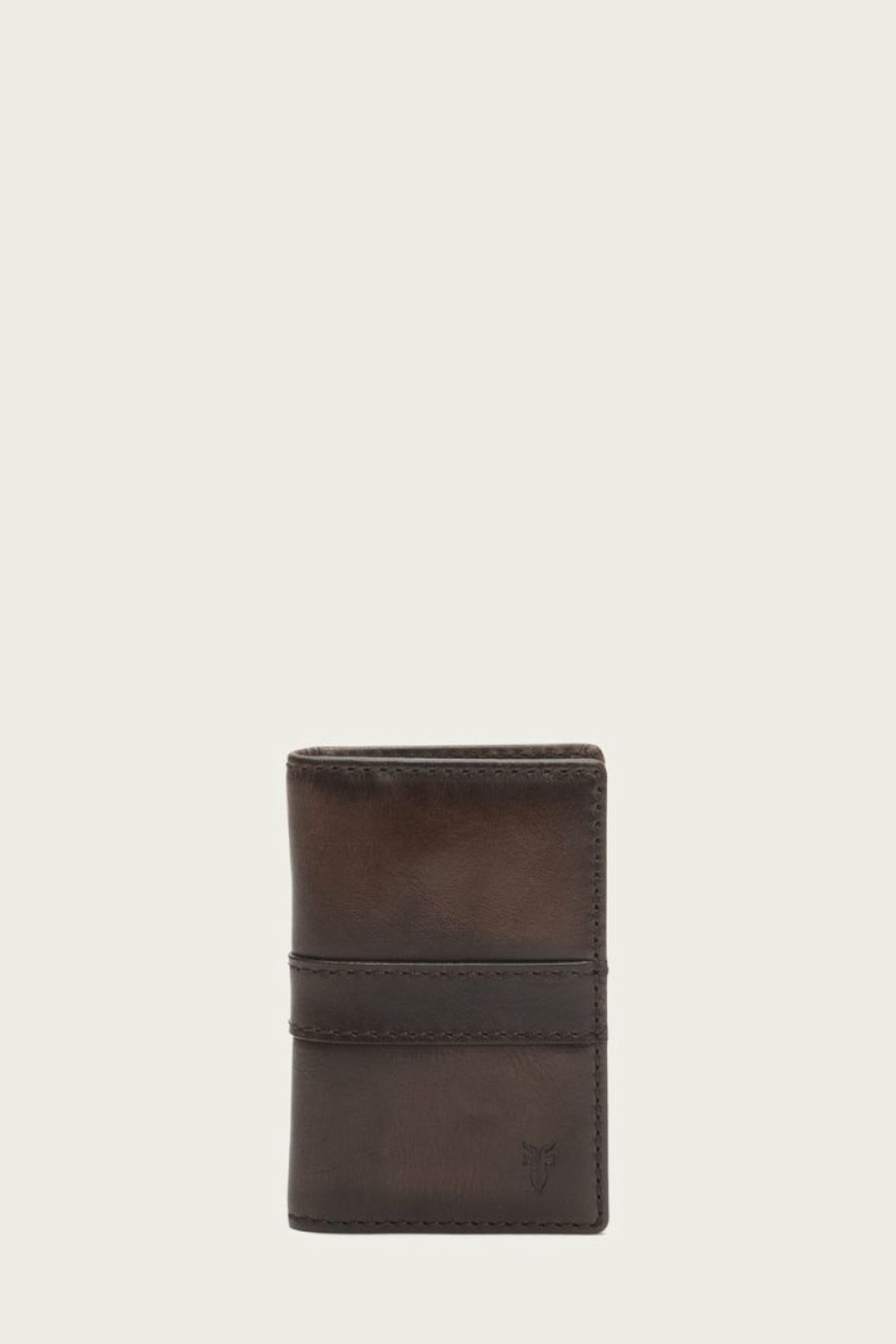 Men The Frye Company | The Frye Company Oliver Bi-Fold Dark Brown