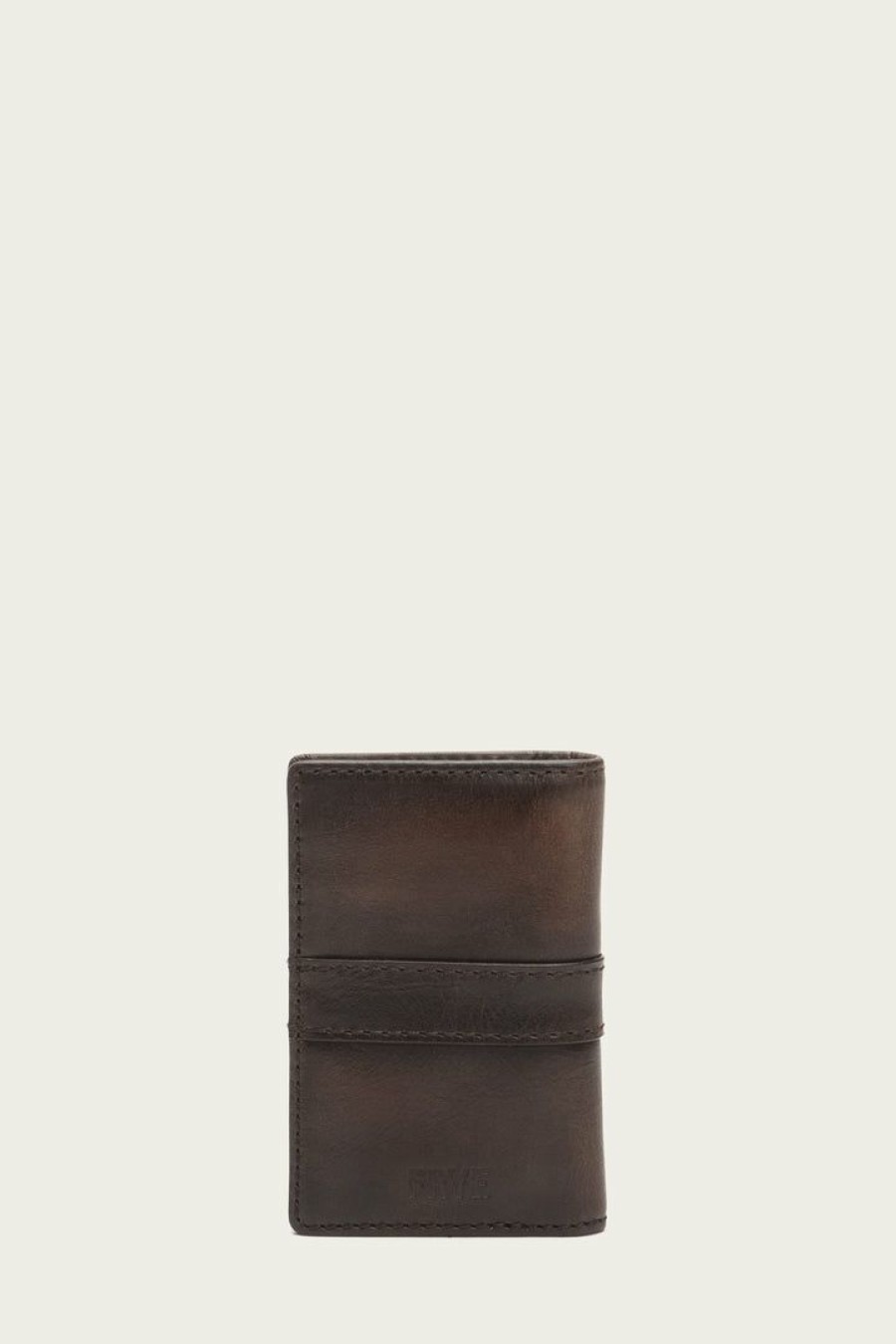 Men The Frye Company | The Frye Company Oliver Bi-Fold Dark Brown