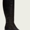 Women The Frye Company | The Frye Company Shoes Carson Piping Tall Wide Calf Black