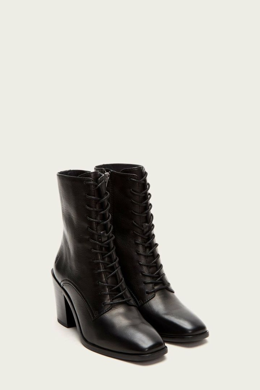 Women The Frye Company | The Frye Company Georgia Lace Up Bootie Black