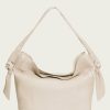 Women The Frye Company | The Frye Company Nora Knotted Hobo Cream