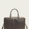 Men The Frye Company | The Frye Company Bags & Accessories Logan Work Bag Slate