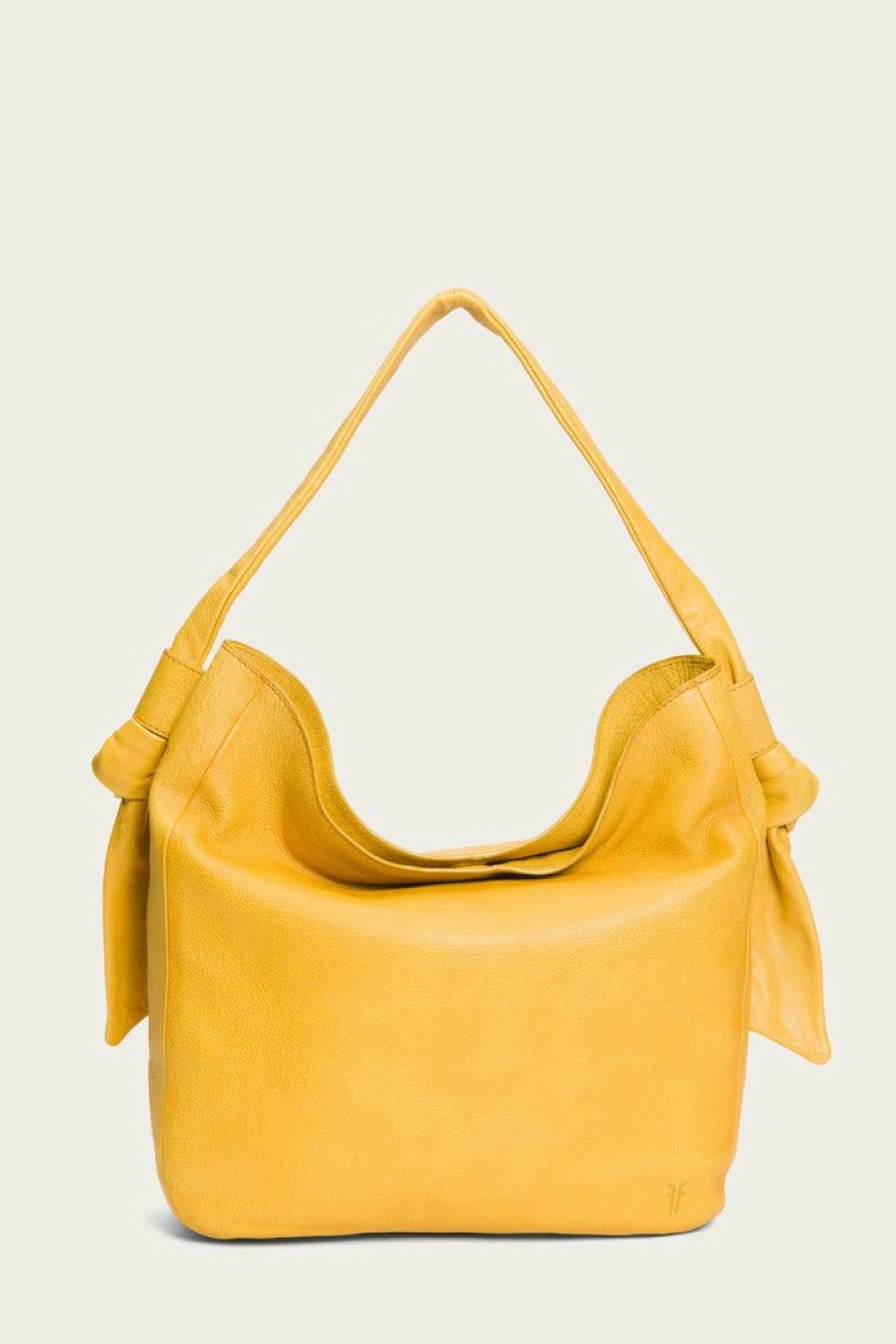 Women The Frye Company | The Frye Company Nora Knotted Hobo Bags & Accessories Yellow