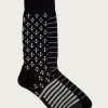 Men The Frye Company | The Frye Company 2 Pack Americana Sock Men Black