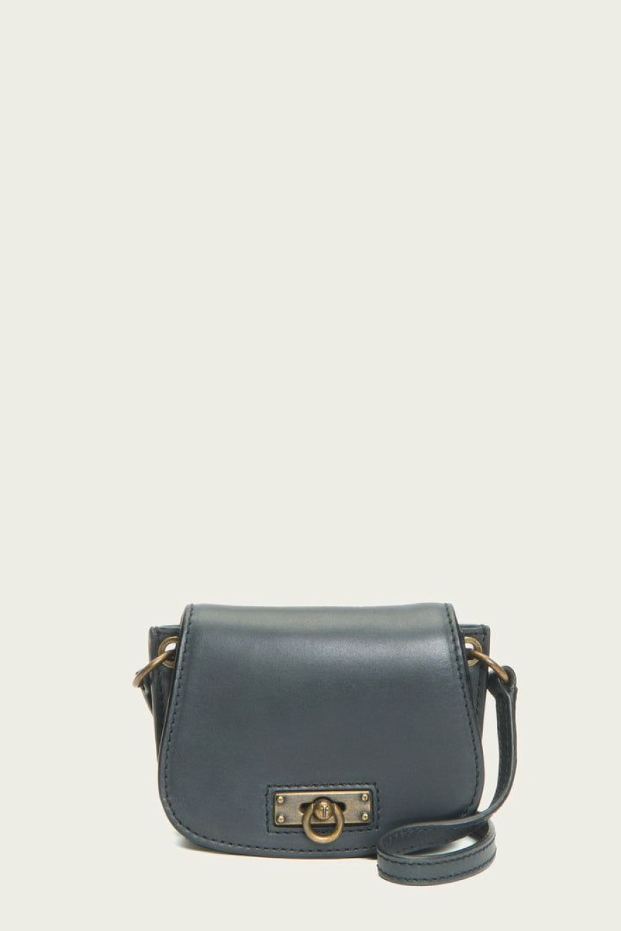 Women The Frye Company | The Frye Company Bags & Accessories Farrah Mini Saddle Black