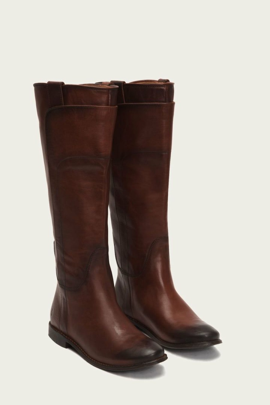 Women The Frye Company | The Frye Company Paige Tall Riding Shoes Redwood