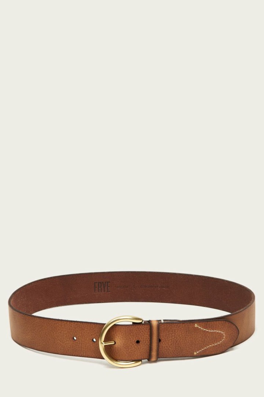 Women The Frye Company | The Frye Company Campus Belt Tan