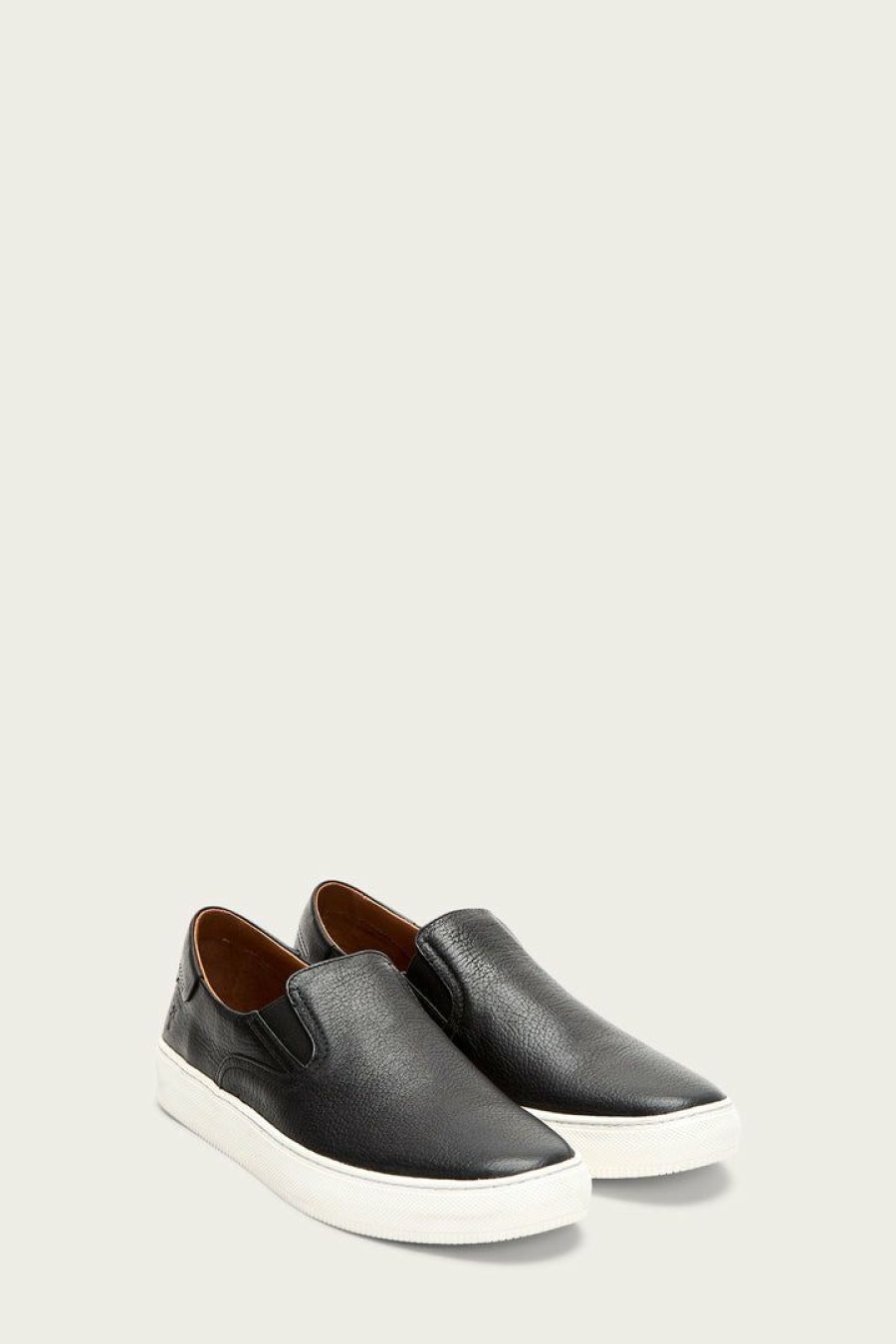 Men The Frye Company | The Frye Company Astor Gore Slip On Shoes Black