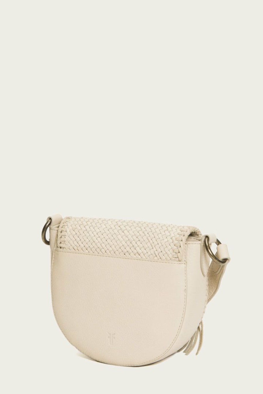 Women The Frye Company | The Frye Company Melissa Woven Saddle Bag Bags & Accessories Cream