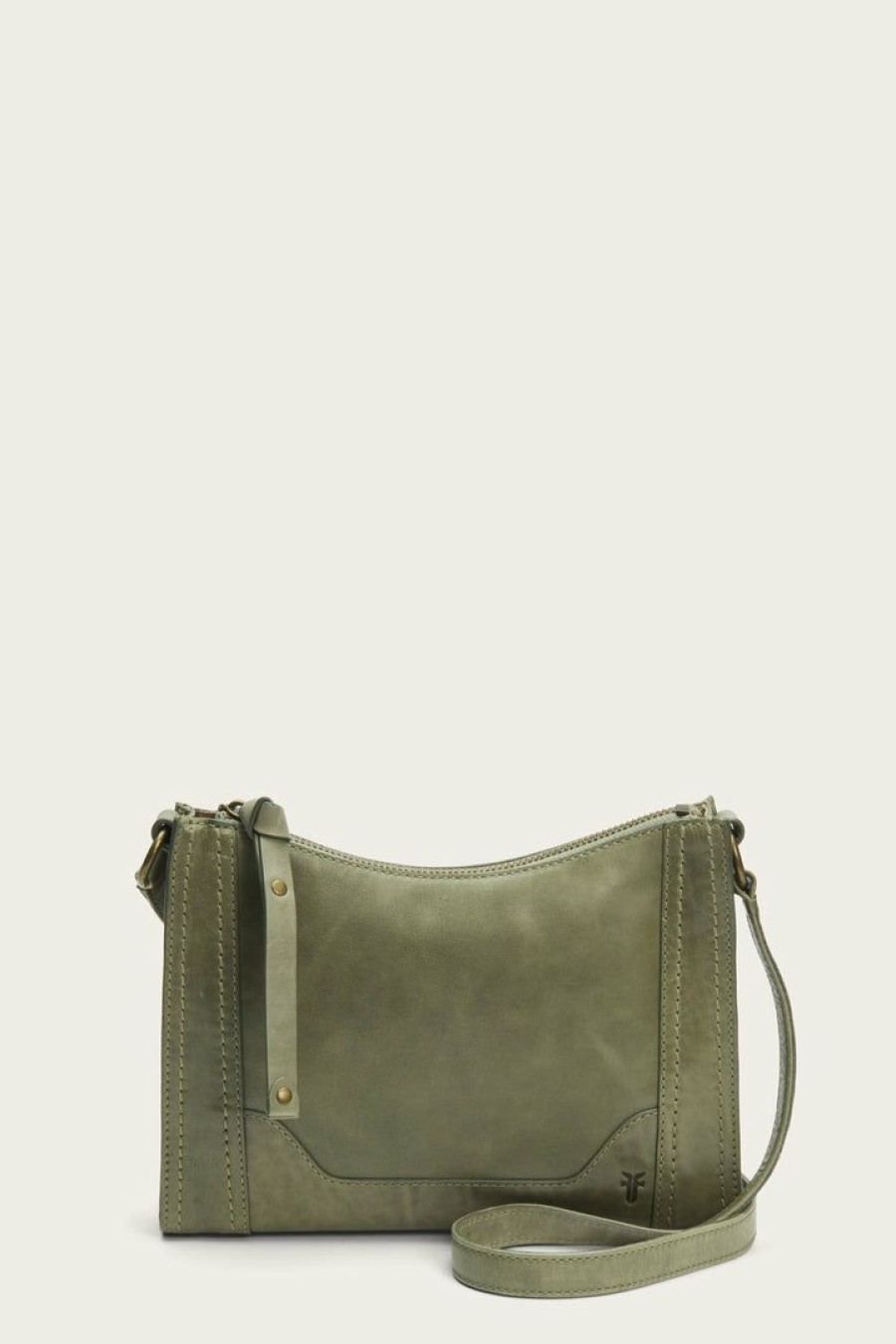 Women The Frye Company | The Frye Company Melissa Zip Crossbody Bags & Accessories Wild Sage