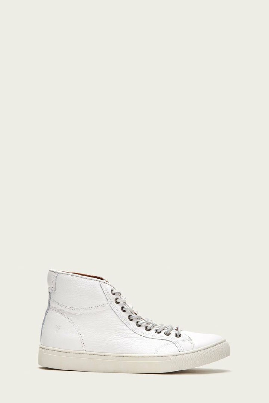 Men The Frye Company | The Frye Company Walker Mid Lace Shoes White