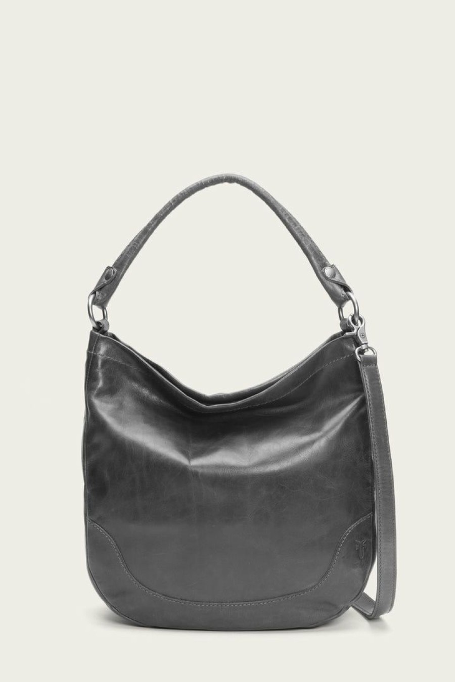 Women The Frye Company | The Frye Company Melissa Hobo Bags & Accessories Carbon