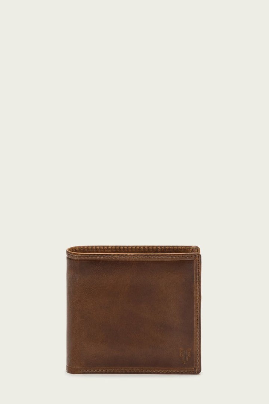 Men The Frye Company | The Frye Company Logan Billfold Cognac