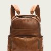 Men The Frye Company | The Frye Company Logan Backpack Cognac