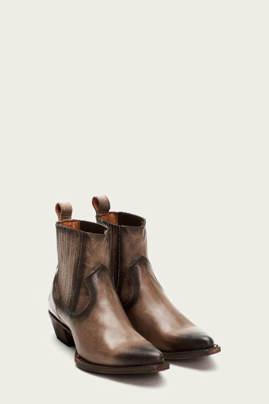 Women The Frye Company | The Frye Company Sacha Chelsea Shoes Stone