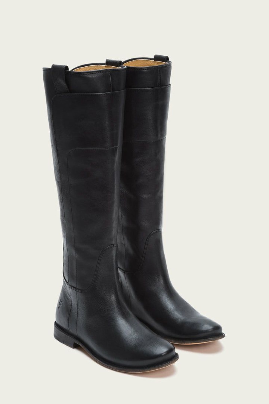 Women The Frye Company | The Frye Company Paige Tall Riding Black