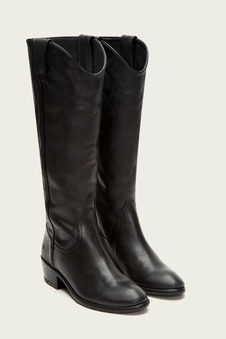 Women The Frye Company | The Frye Company Carson Pull On Wide Calf Black