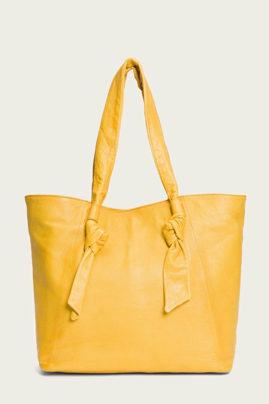 Women The Frye Company | The Frye Company Nora Knotted Tote Bags & Accessories Yellow