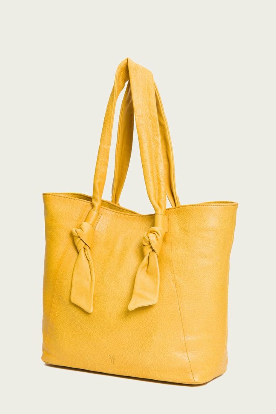 Women The Frye Company | The Frye Company Nora Knotted Tote Bags & Accessories Yellow