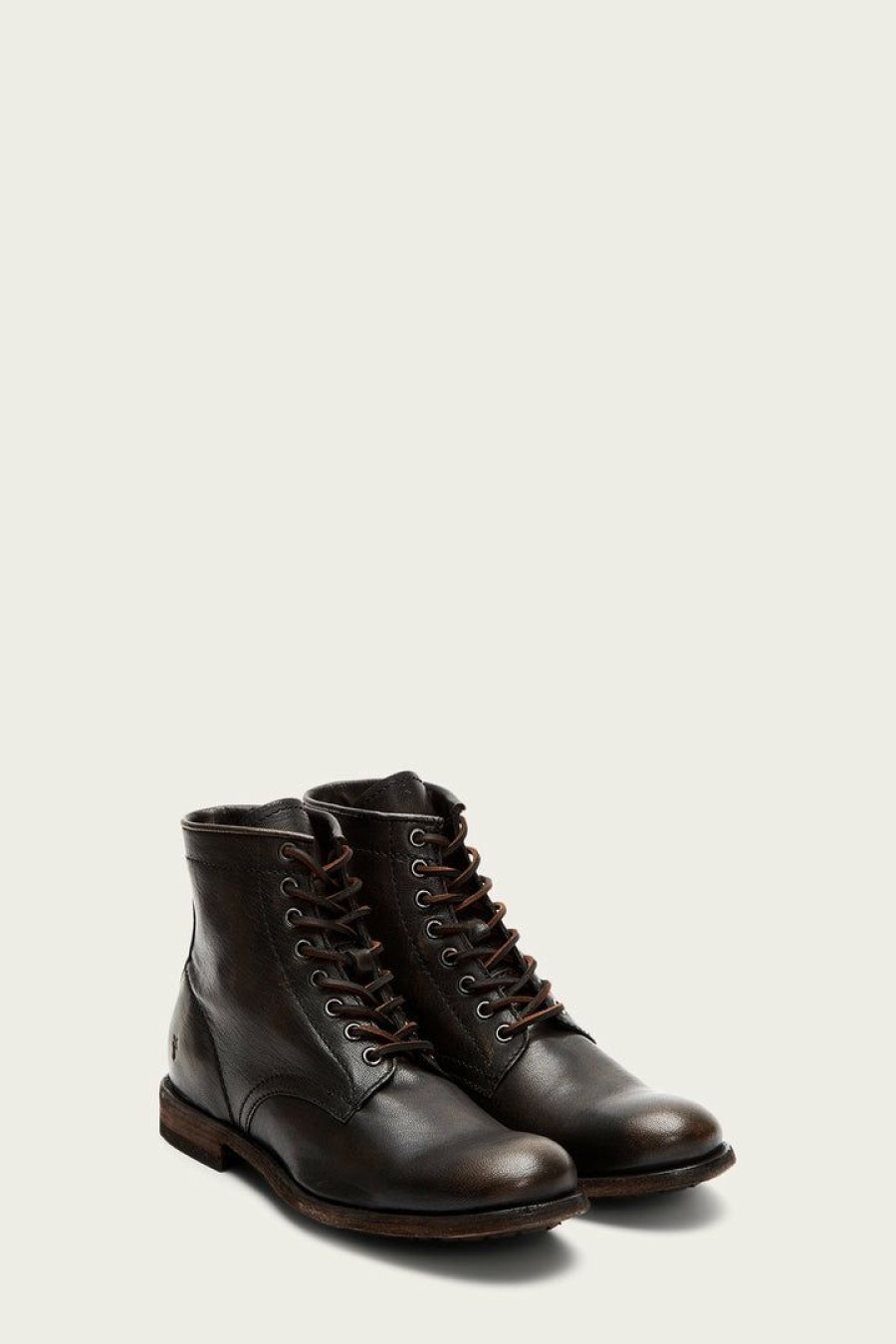 Men The Frye Company | The Frye Company Shoes Tyler Lace Up Dark Brown