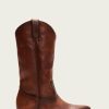 Women The Frye Company | The Frye Company Shoes Billy Pull On Cognac