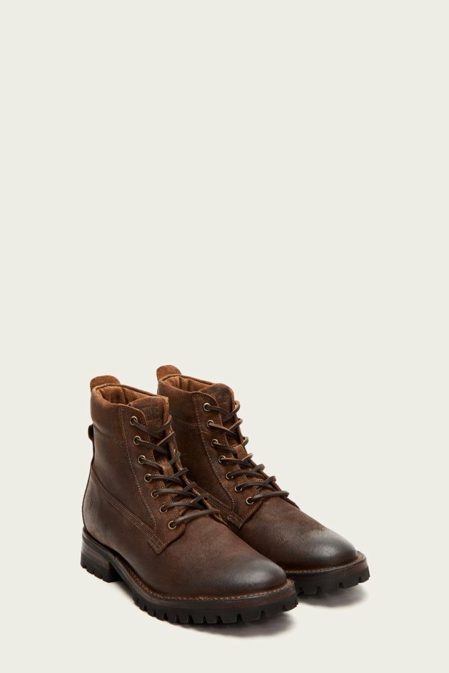 Men The Frye Company | The Frye Company Shoes Union Workboot Brown