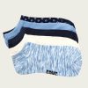 Women The Frye Company | The Frye Company Bags & Accessories 5 Pack Spacedye Sock Women Light Blue