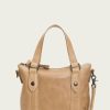 Women The Frye Company | The Frye Company Melissa Small Zip Tote Crossbody Beige