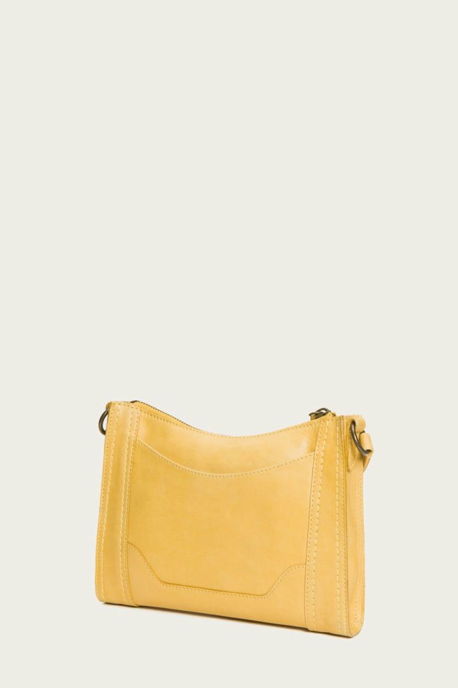 Women The Frye Company | The Frye Company Melissa Zip Crossbody Yellow