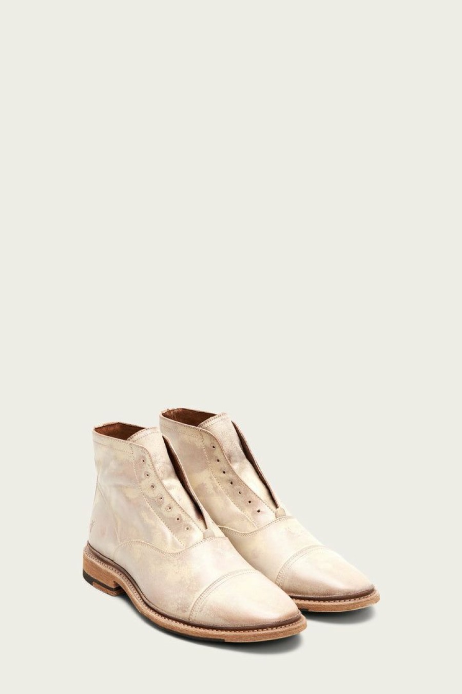 Men The Frye Company | The Frye Company Paul Lace Up White