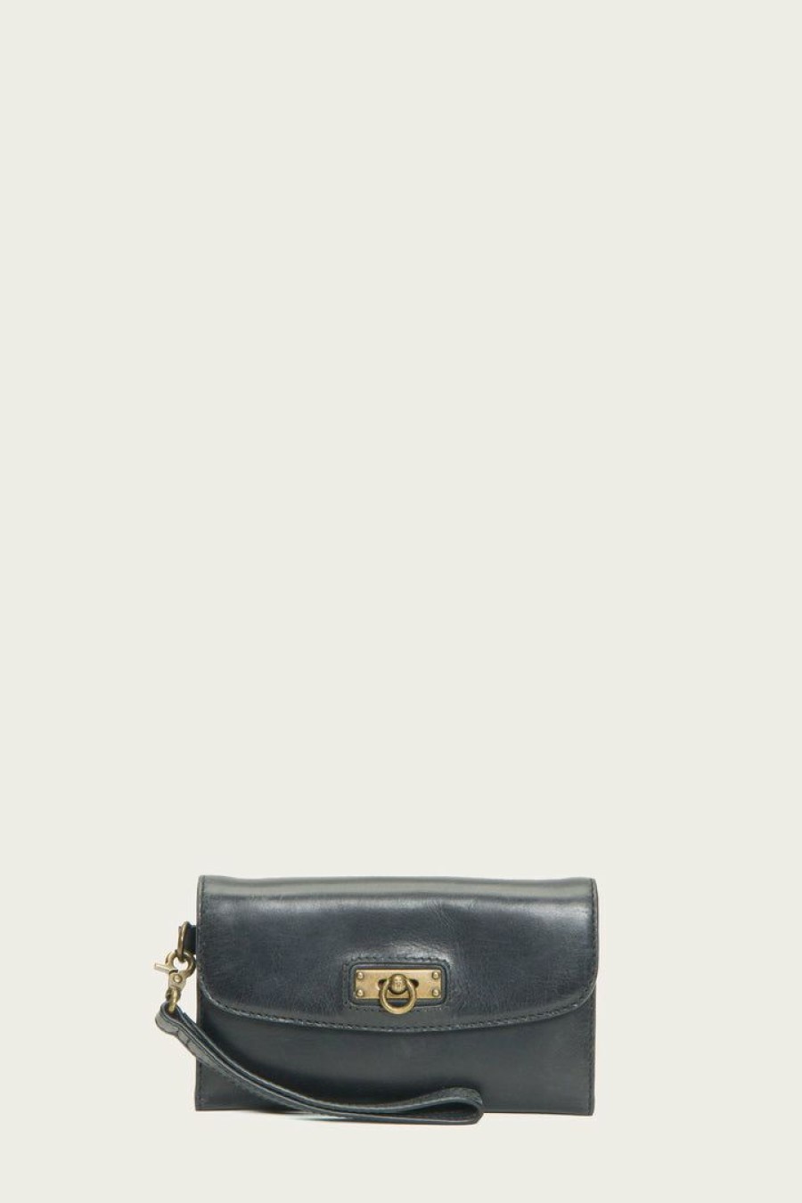 Women The Frye Company | The Frye Company Bags & Accessories Farrah Wristlet Wallet Black