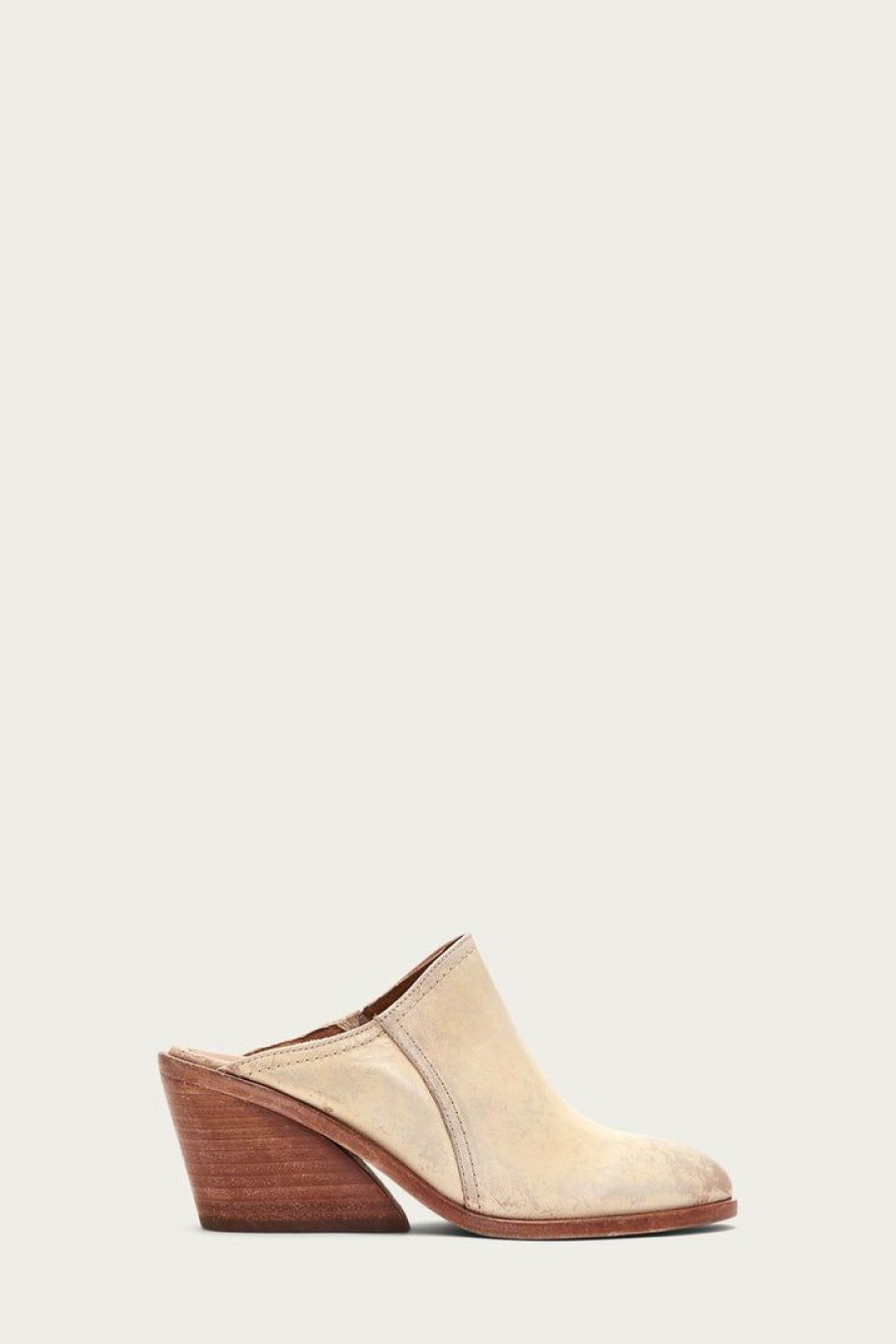 Women The Frye Company | The Frye Company Serena Mule Shoes White