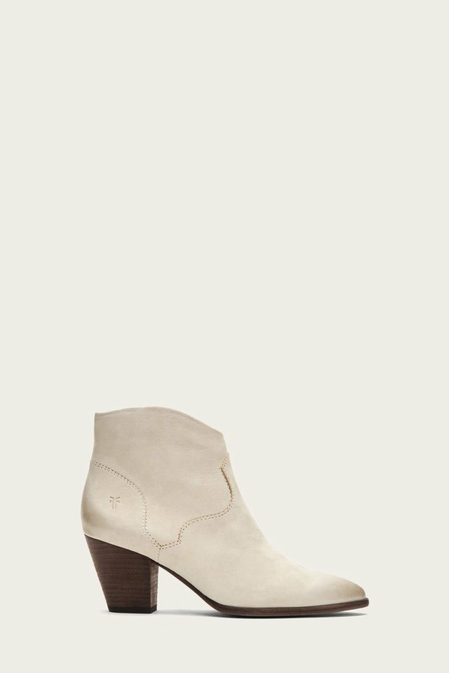 Women The Frye Company | The Frye Company Shoes Reed Bootie Ivory