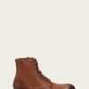 Men The Frye Company | The Frye Company Shoes Bowery Lace Up Cognac